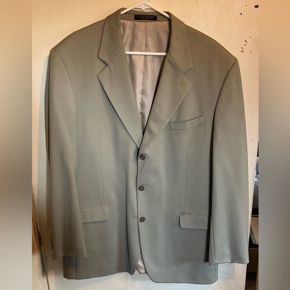Classic PauloSolari Athletic Fit Suit & Matching Dress Pants 44L Golden•Fil